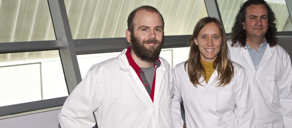 Blanca Calderón, autora de la tesis, junto a los investigadores Ignacio Aracil y Andrés Fullana. Foto: Roberto Ruiz