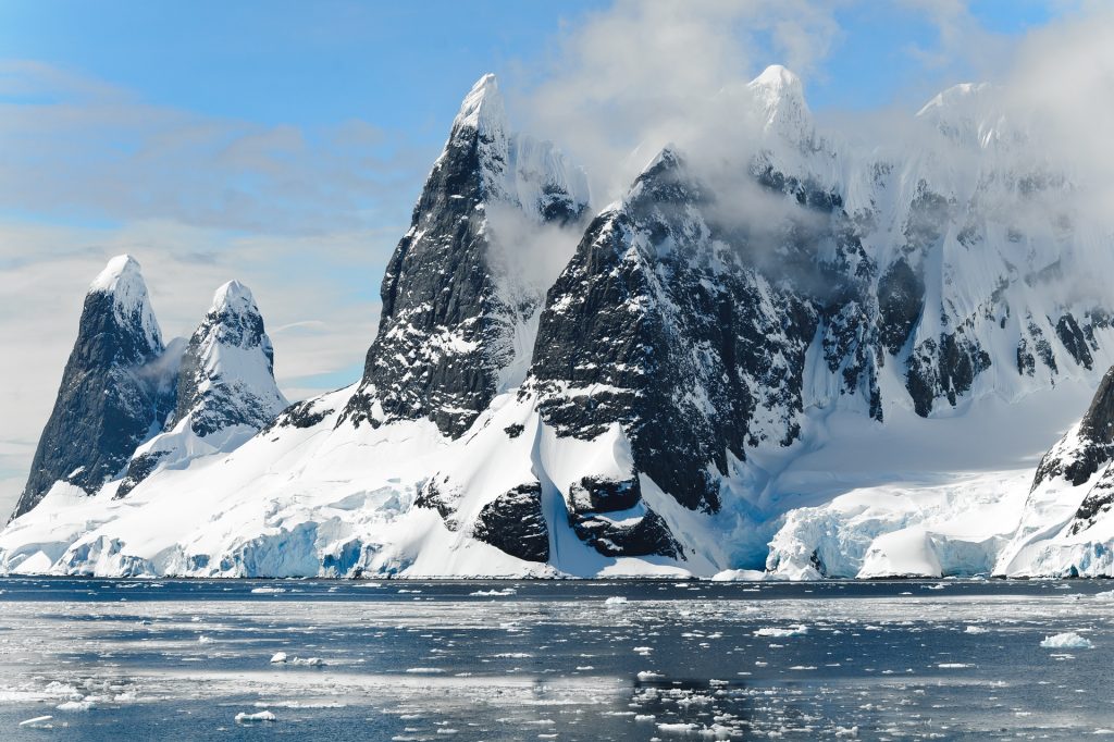 En la Antártida se registran las temperaturas más frías del planeta.