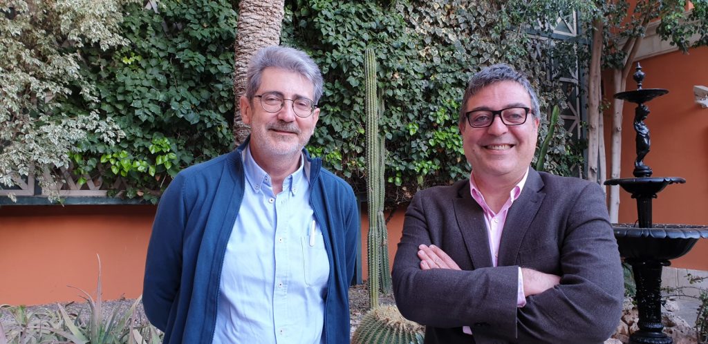 Germán López y Antonio Bañuls destacan la importancia de la investigación de los procesos migratorios en Tabarca, donde destaca la collalba gris.