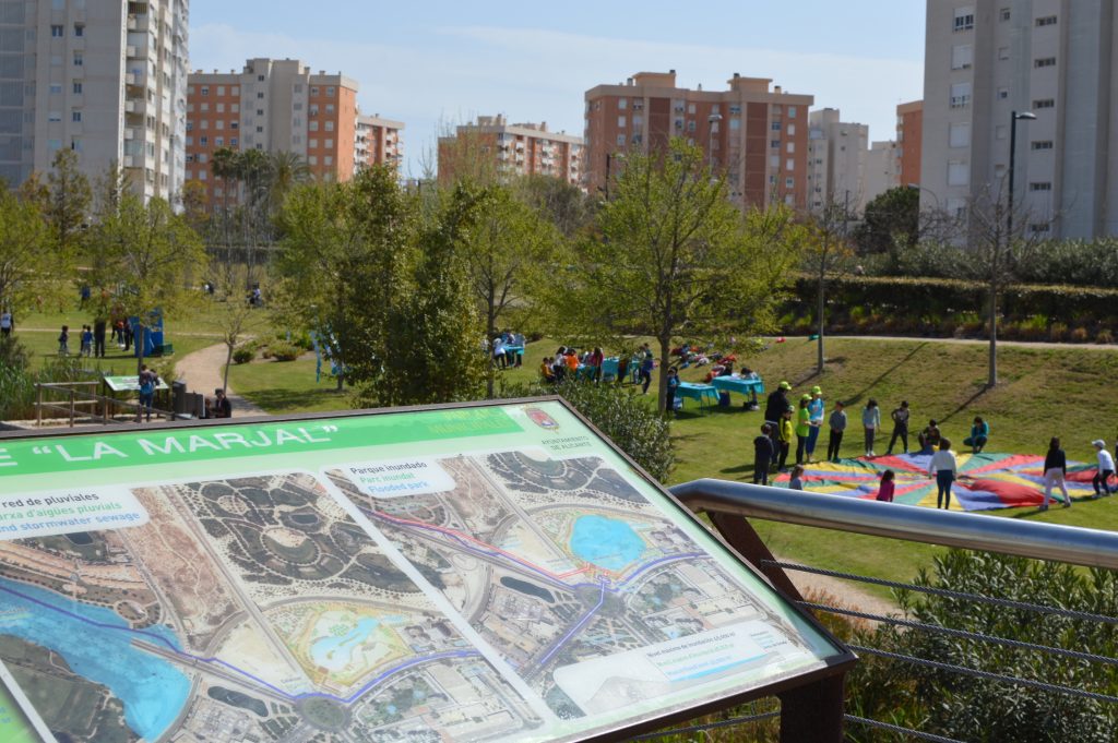 Actividades infantiles y culturales en el parque La Marjal