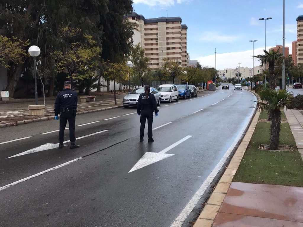 Control de seguridad por el estado de alarma a causa del coronavirus