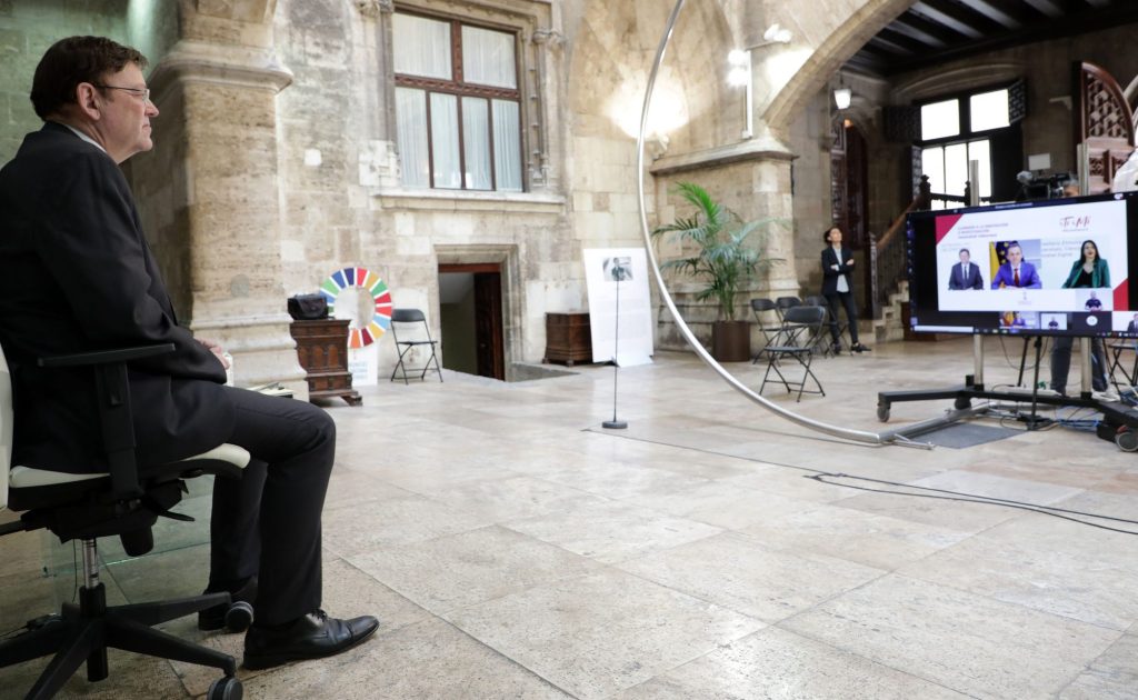 En el Palau de la Generalitat, Ximo Puig presenta los 41 proyectos seleccionados