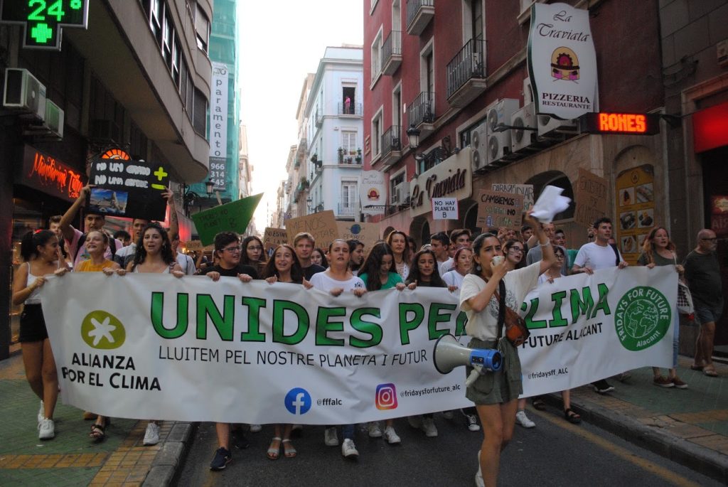 Paula Fernandez, de Fridays For Future Alicante