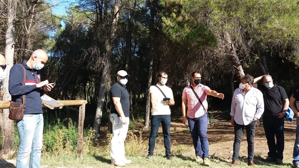 Un experimento del grupo ReForeST de la UPV en La Vallesa estudia patrones de riego automatizados como prevención y defensa ante incendios.