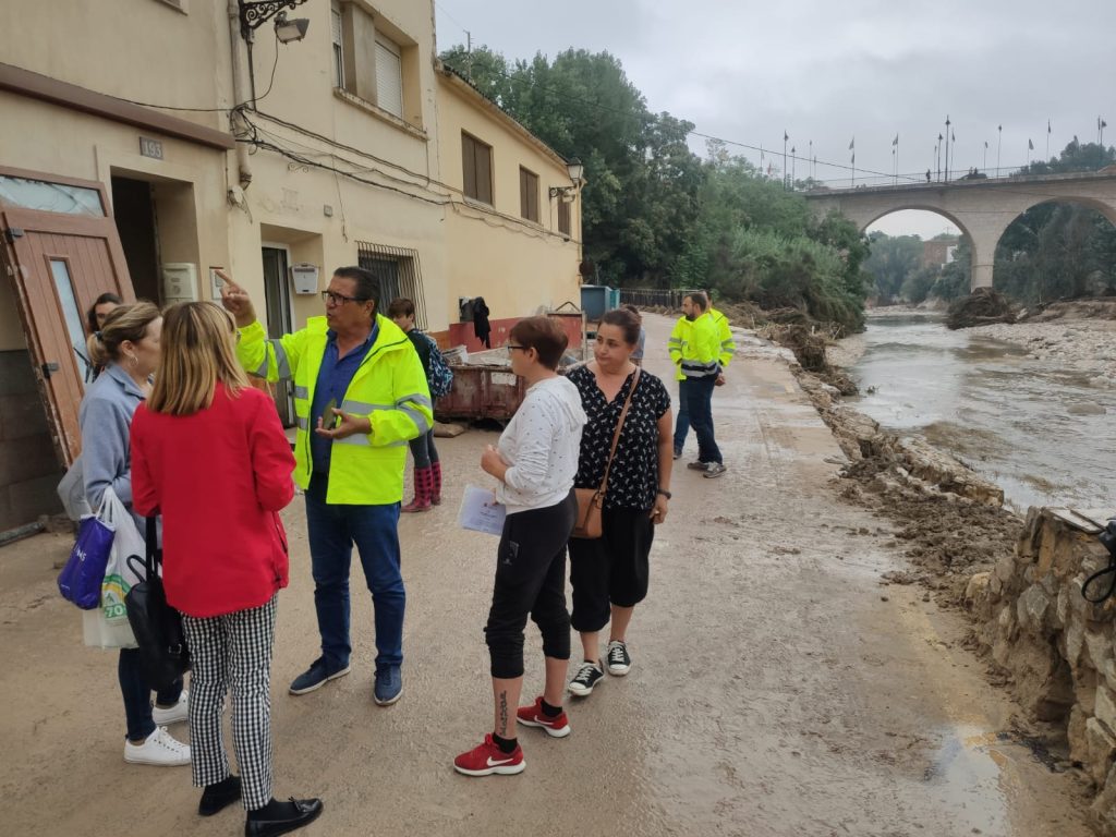 Ayuntamiento y Generalitat colaboran para transformar la ribera del Clariano en la Cantereria mediante un parque inundable con el plan Riu Viu 