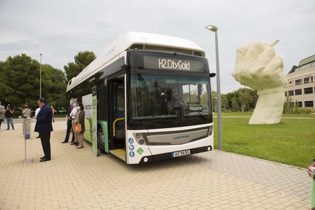 FRV y Vectalia impulsan el autobús de hidrógeno verde.