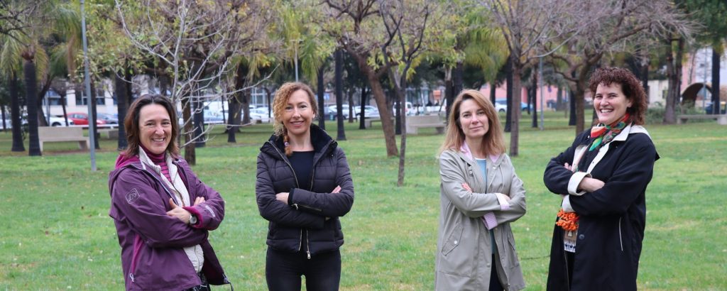 Las investigadoras valencianas de la UPV y la UV que trabajan en el proyecto 'Invisibles'.